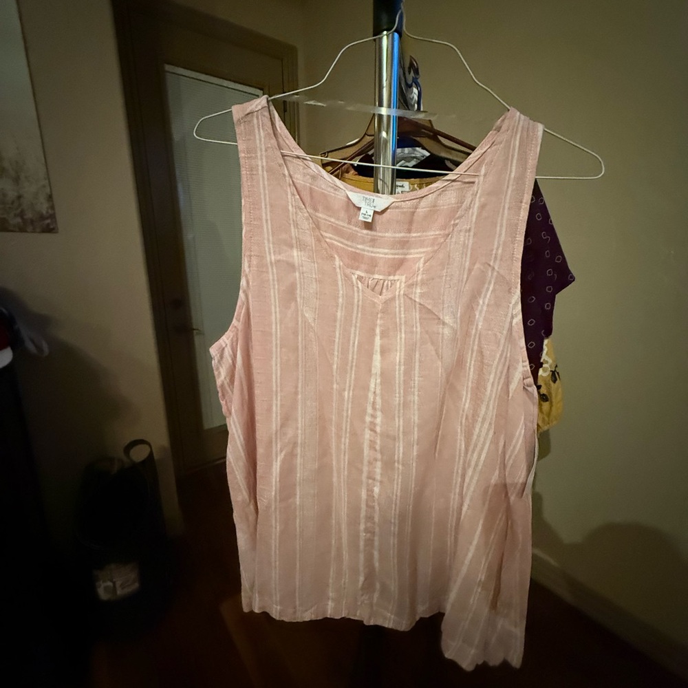 Torrid Blush Pink Sleeveless Blouse